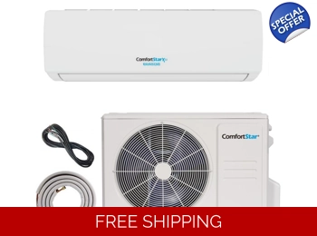 ComfortStar 12K-Btu 17 SEER2 Mini Split Air Conditioner (Cool Only): 10 EER (R32)